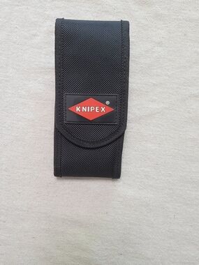 Black Nylon Tool Pouch with Secure Flap